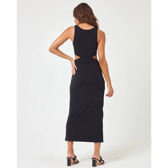 L*SPACE Skyler Cover-Up Dress in Black Size X-Small - Picture 5 of 16